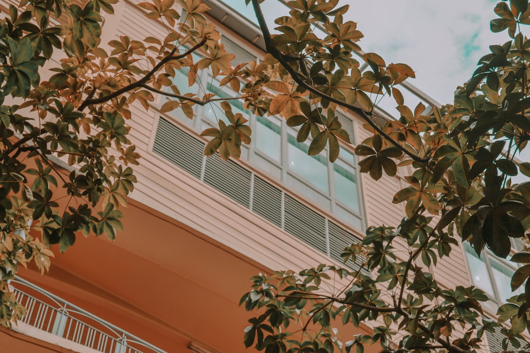 Modern townhouse exterior